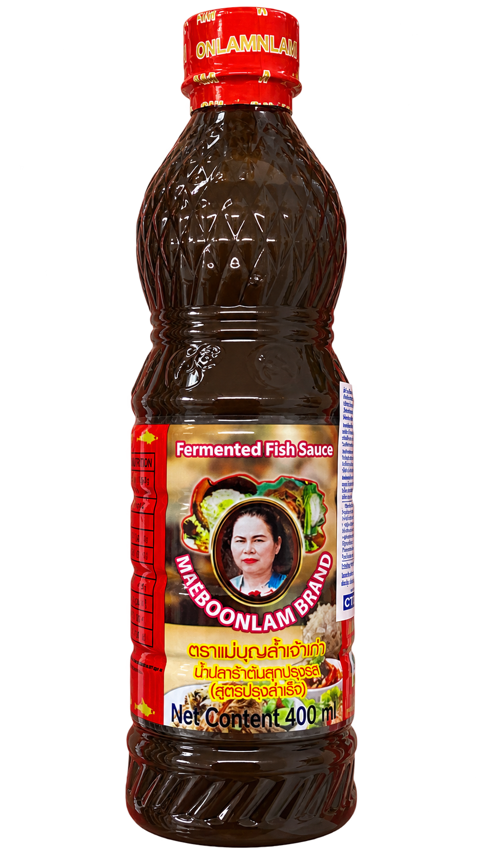 Mae Boonlam fermented fish sauce bottle