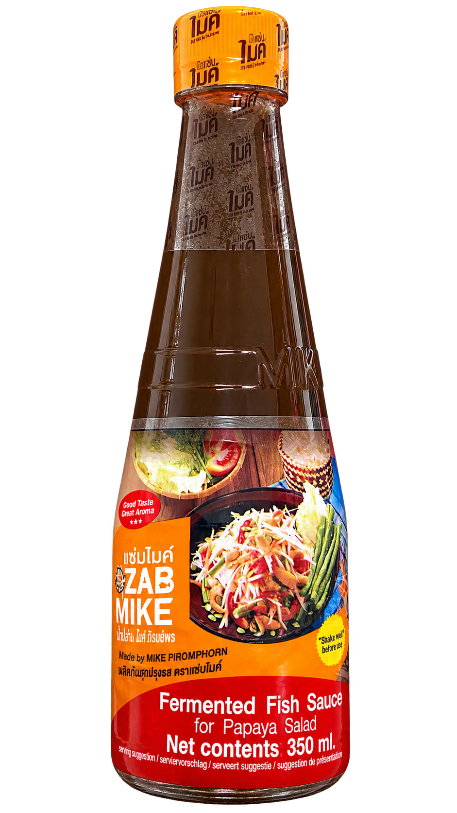 Zab Mike fermented fish sauce bottle